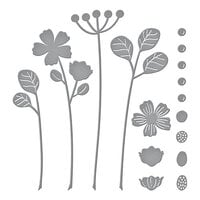 Spellbinders - Etched Dies - Blooming Stems