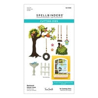 Spellbinders - Windows with a View Collection - Etched Dies - Backyard Haven View