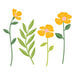Spellbinders - Poppy Song Collection - Etched Dies - Leaf & Bloom