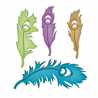 Spellbinders - Shapeabilities Collection - Die - Peacock Feathers