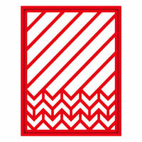 Spellbinders - Trendy Collection - Shapeabilities Die - Diagonal Chevron