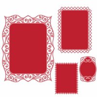 Spellbinders - Classic Collection - Nestabilities Die - Labels Forty Decorative Accents