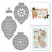 Spellbinders - Holiday Collection - Christmas - Shapeabilities Die - Vintage Ornaments