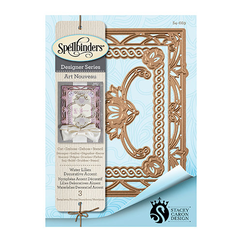 Spellbinders - Art Nuveau Collection - Nestabilities Die - Waterlilies Decorative Accent