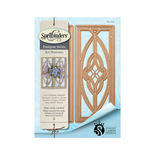 Spellbinders - Art Nuveau Collection - Card Creator - Die - Metro Style Gatefold