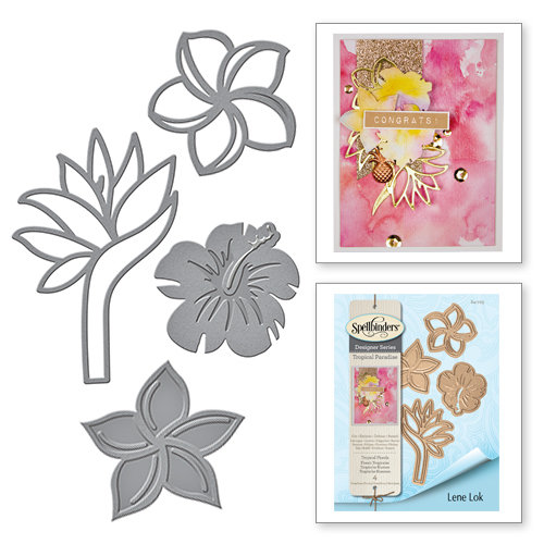 Spellbinders - Tropical Paradise Collection - Dies - Tropical Florals