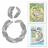 Spellbinders - Tropical Paradise Collection - Dies - Palm Leaf Wreath