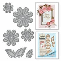 Spellbinders - Venise Lace Collection - Dies - Cinch and Go Flowers Two