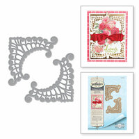 Spellbinders - Chantilly Paper Lace Collection - Shapeabilities Dies - Eliza Lace Corners