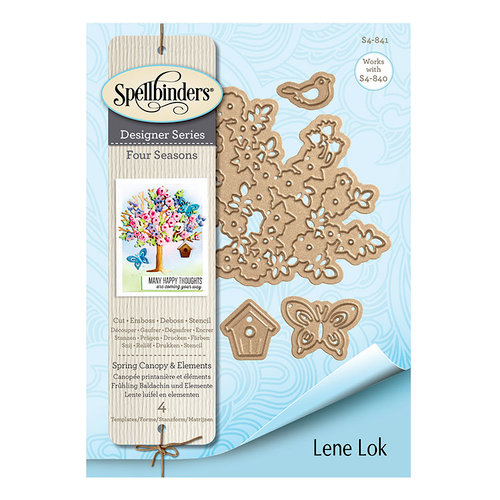 Spellbinders - Four Seasons Collection - Etched Dies - Spring Canopy and Elements