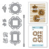 Spellbinders - Wine Country Collection - Etched Dies - Frame Charms