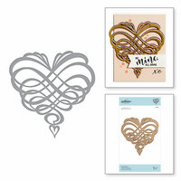 Spellbinders - On the Wings of Love Collection - Etched Dies - Swirl Heart