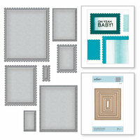 Spellbinders - Nestabilities Collection - Etched Dies - Fancy Edged Rectangles