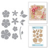 Spellbinders - Blooming Garden Collection - Etched Dies - Blooming Rose