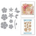 Spellbinders - Blooming Garden Collection - Etched Dies - Blooming Rose