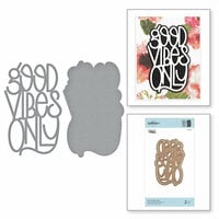 Spellbinders - Good Vibes Only Collection - Etched Dies - Good Vibes Only