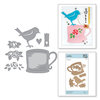 Spellbinders - Cuppa Coffee, Cuppa Tea Collection - Shapeabilities Dies - Robin and Rosy Mug