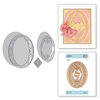 Spellbinders - Vintage Treasures Collection - Shapeabilities Dies - Etched Dies - Bella Luce Oval