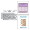 Spellbinders - Vintage Treasures Collection - Shapeabilities Dies - Etched Dies - Delicate Tendril Border