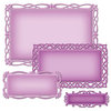 Spellbinders - Nestabilities Collection - Die - Romantic Rectangles Two Deco Elements