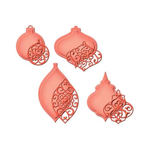 Spellbinders - Holiday Collection - Shapeabilities Die - Heirloom Ornaments