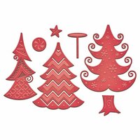 Spellbinders - Shapeabilities Collection - Die - Holiday Stylized Trees