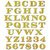 Spellbinders - Shapeabilities Collection - Die - Etched Alphabet