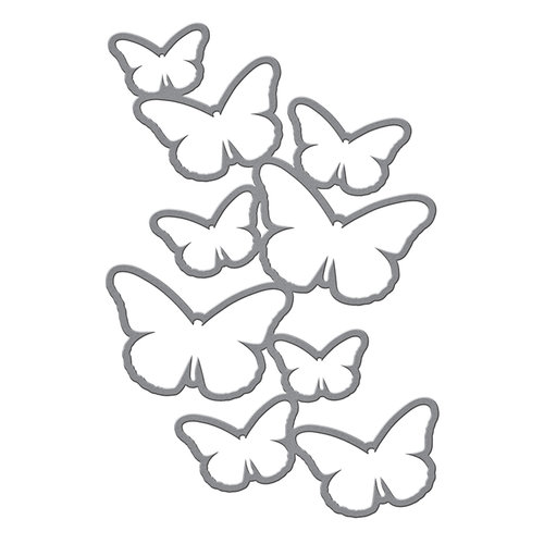 Spellbinders - Donna Salazar Collection - Shapeabilities Die - Cascading Butterflies