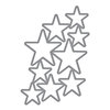 Spellbinders - Donna Salazar Collection - Shapeabilities Die - Cascading Stars