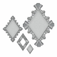 Spellbinders - Art Deco Collection - Nestabilities Die - Ritz Decorative Element