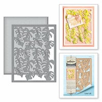 Spellbinders - Tropical Paradise Collection - Dies - Monstera Leaf Card Front