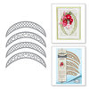 Spellbinders - Chantilly Paper Lace Collection - Shapeabilities Dies - Lunette Arched Borders