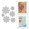 Spellbinders - Thoughtful Expressions Collection - Etched Dies - Succulent and Mum Flower