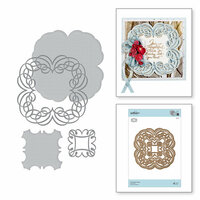 Spellbinders - Romancing the Swirl Collection - Shapeabilities Dies - Flourished Square