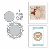 Spellbinders - Special Moments Collection - Shapeabilities Dies - Miss You Swirl