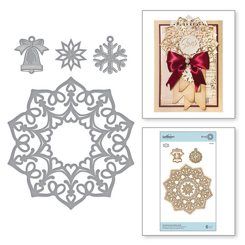 Spellbinders - A Charming Christmas Collection - Shapeabilities Dies - Snowflake Doily
