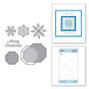 Spellbinders - Christmas Cascade Collection - Etched Dies - Snowflake Splendor
