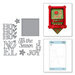 Spellbinders - Christmas Cascade Collection - Etched Dies - Holiday Word Blocks