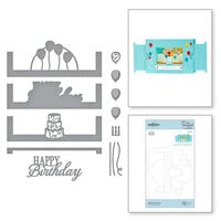 Spellbinders - Make a Scene Collection - Etched Dies - Celebration Scene