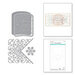 Spellbinders - Holiday Medley Collection - Christmas - Etched Dies - Celebrate Scrollwork Card Builder