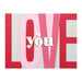 Spellbinders - Be Bold Color Block Collection - Etched Dies - Love You