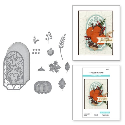 Spellbinders - Etched Dies - Seasonal Label Motifs - Fall