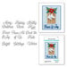 Spellbinders - Celebrate The Season Collection - Christmas - Etched Dies - Mix and Match Holiday Greetings