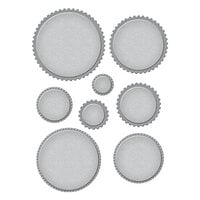 Spellbinders - Postage Edge Shapes Collection - Etched Dies - Circles