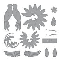 Spellbinders - Bibi's Collection - Etched Dies - Pop-Up Hummingbird