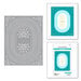 Spellbinders - Stylish Ovals Collection - Etched Dies - Infinity Punch and Pierce Plate