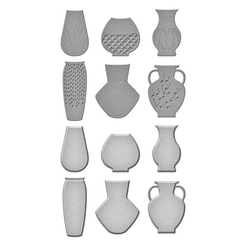 Spellbinders - Simon Hurley - Photosynthesis Collection - Etched Dies - Ceramic Vases