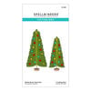 Spellbinders - Classic Christmas Collection - Etched Dies - Bottle Brush Trees Duo