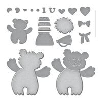Stampendous - Hugs Collection - Etched Dies - Bear Hugs