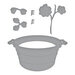 Spellbinders - Dies - Nasturtium and Galvanized Wash Bucket